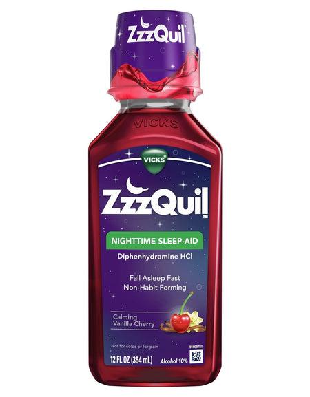 ZzzQuil Calming Vanilla Cherry (12 oz, 2 Pack)