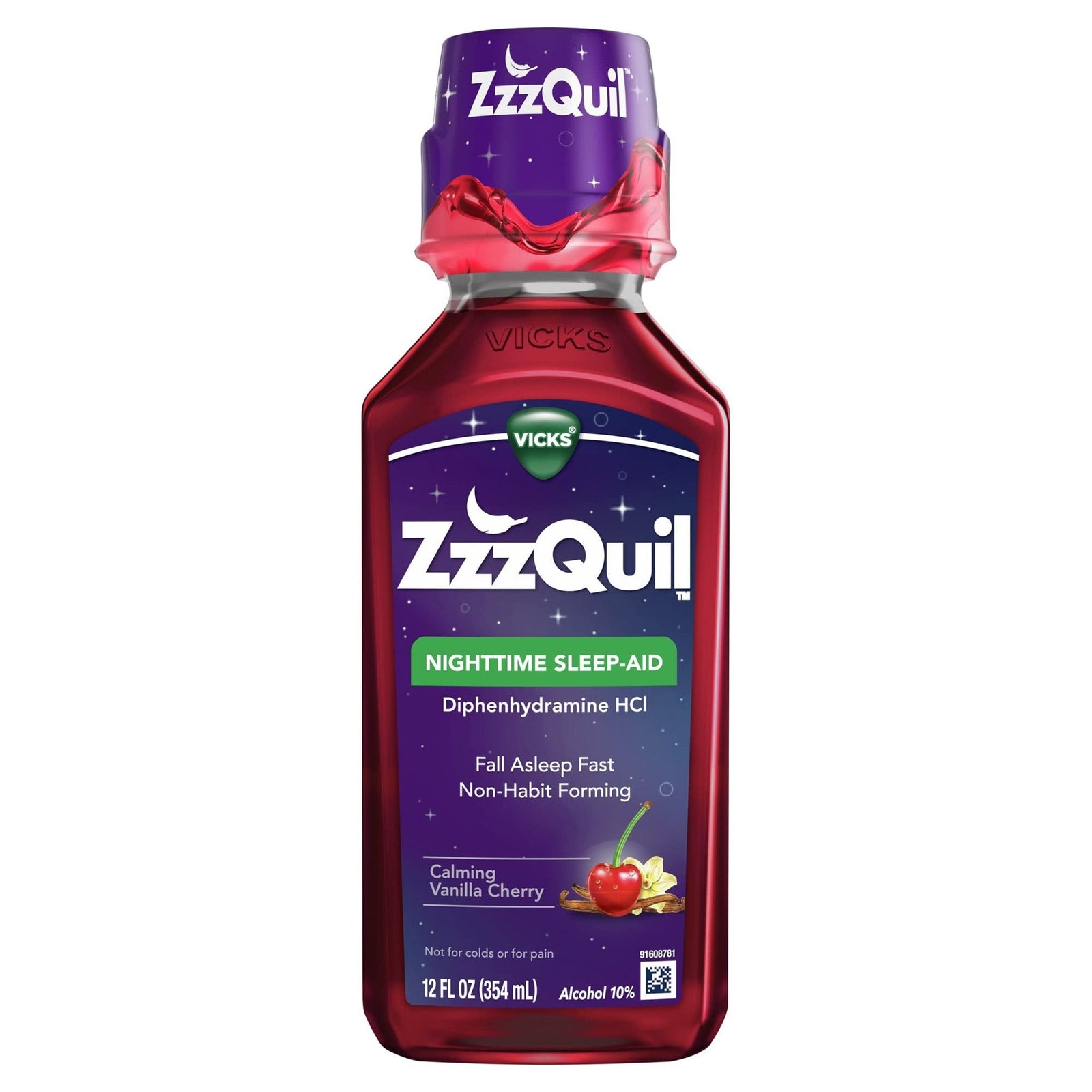 ZzzQuil Calming Vanilla Cherry (12 oz, 2 Pack)