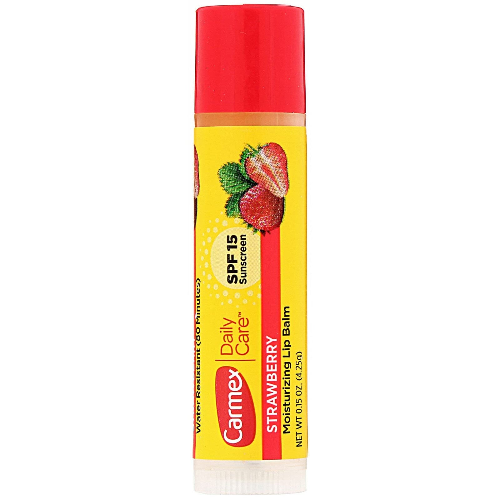 Carmex Daily Care Lip Balm Strawberry SPF 15 (0.15 oz)