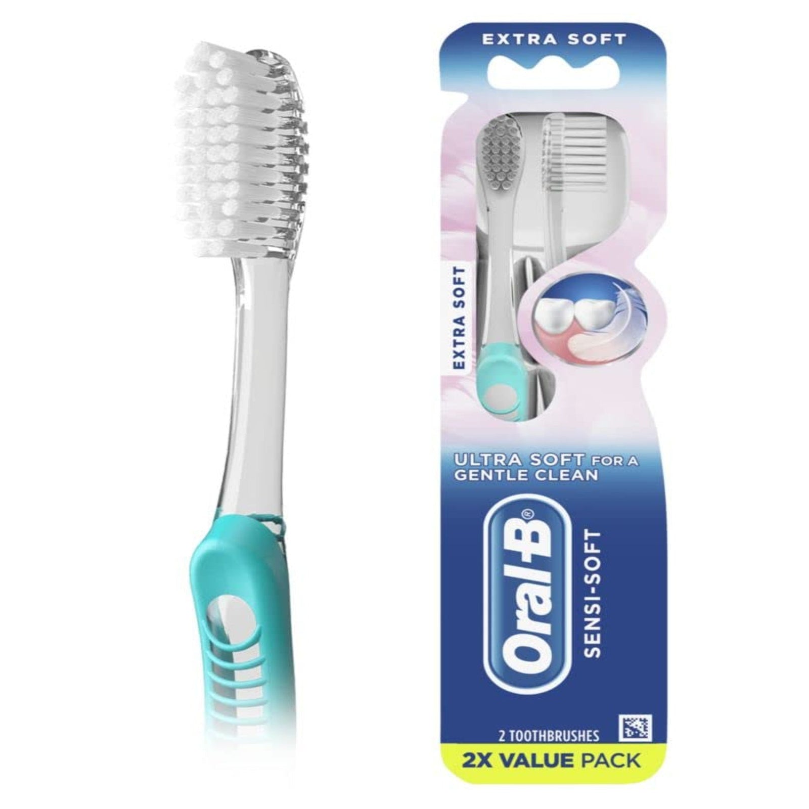Oral-B SensiSoft Toothbrushes (2 Count)