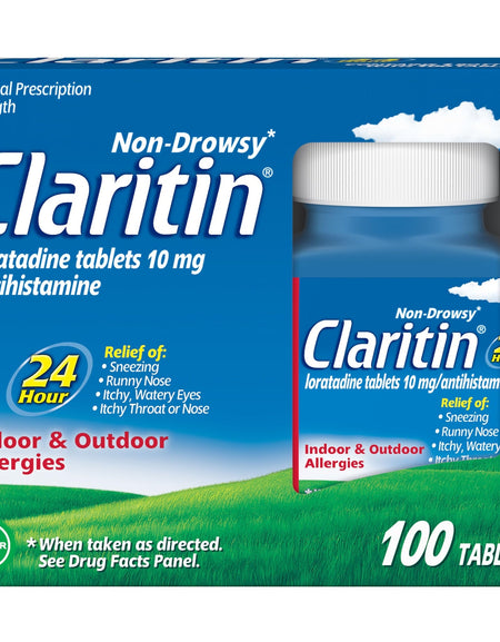 Claritin Allergy Medicine 10mg (100 Tablets)