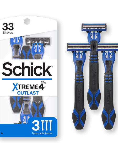 Schick Xtreme 4 Outlast Razors (3 Count)