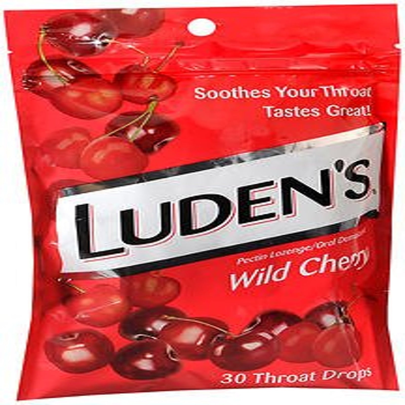 Luden's Throat Drops Wild Cherry (30 Count, 5 Pack)
