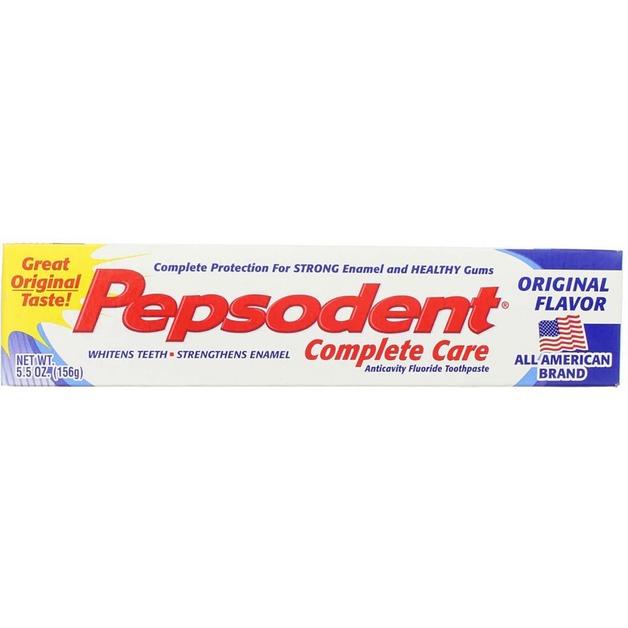 Pepsodent Complete Care Toothpaste Original (5.5 oz, 6 Pack)