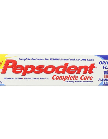Pepsodent Complete Care Toothpaste Original (5.5 oz, 6 Pack)