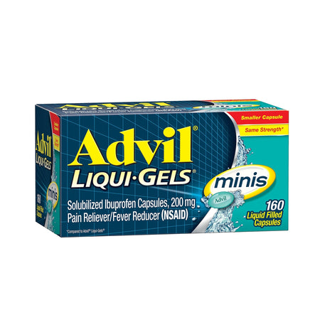 Advil Liqui-Gels Minis Ibuprofen 200mg (160 Count)