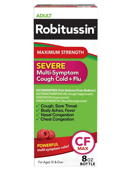 Robitussin CF Max Multi-Symptom Relief (8 oz)