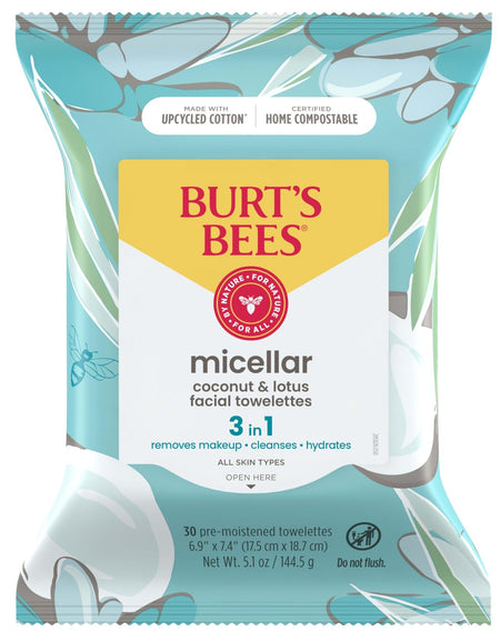 Burt's Bees Micellar Facial Towelettes (30 ct)