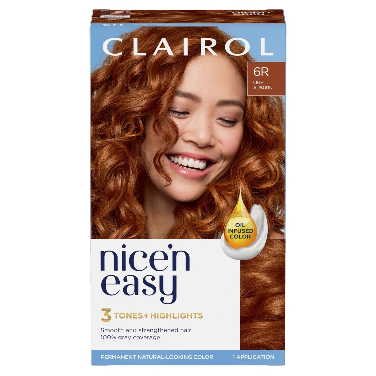 Clairol Nice'n Easy Hair Dye Light Auburn (1 Pack)