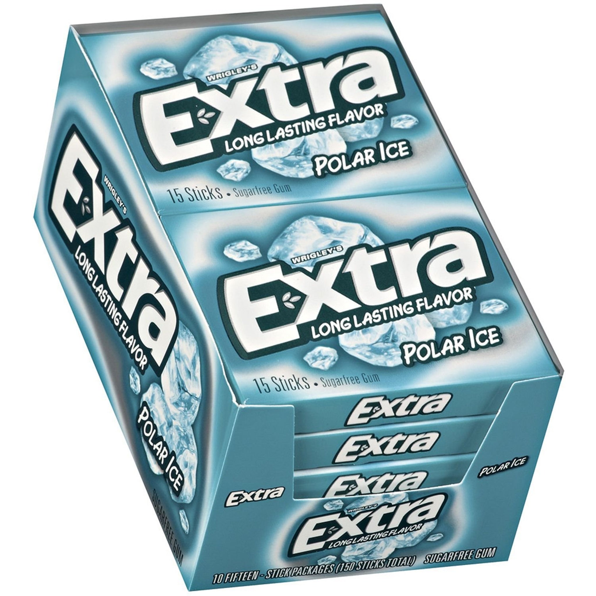 Extra Polar Ice Gum (15 Pieces, 10 Pack)