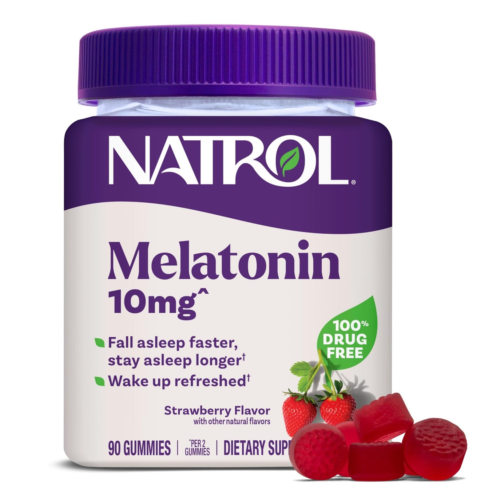 Natrol Melatonin Gummies Strawberry (90 Count)