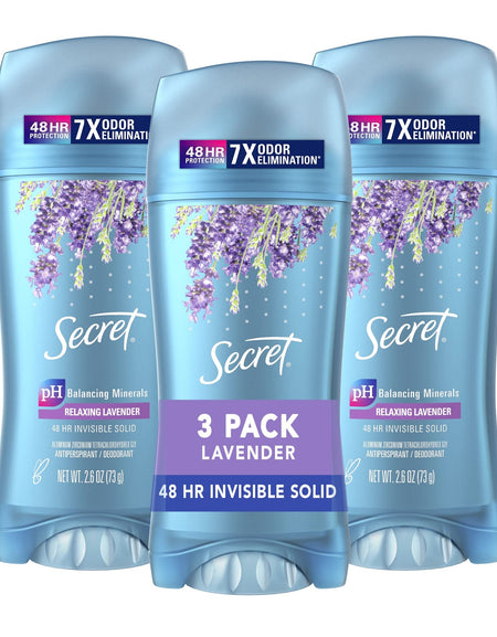 Secret Antiperspirant Deodorant Luxe Lavender (3 Pack)