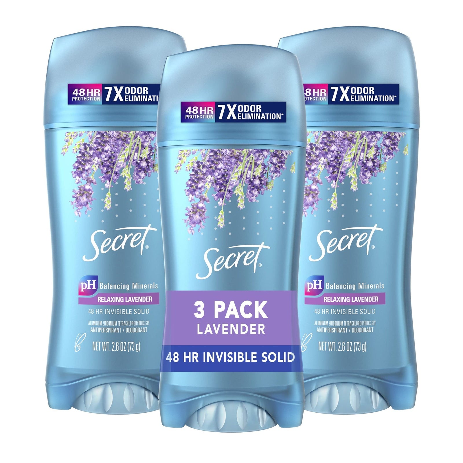 Secret Antiperspirant Deodorant Luxe Lavender (3 Pack)