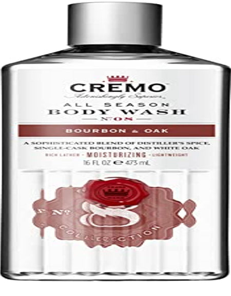 Cremo Body Wash Bourbon & Oak (16 oz, 3 Pack)