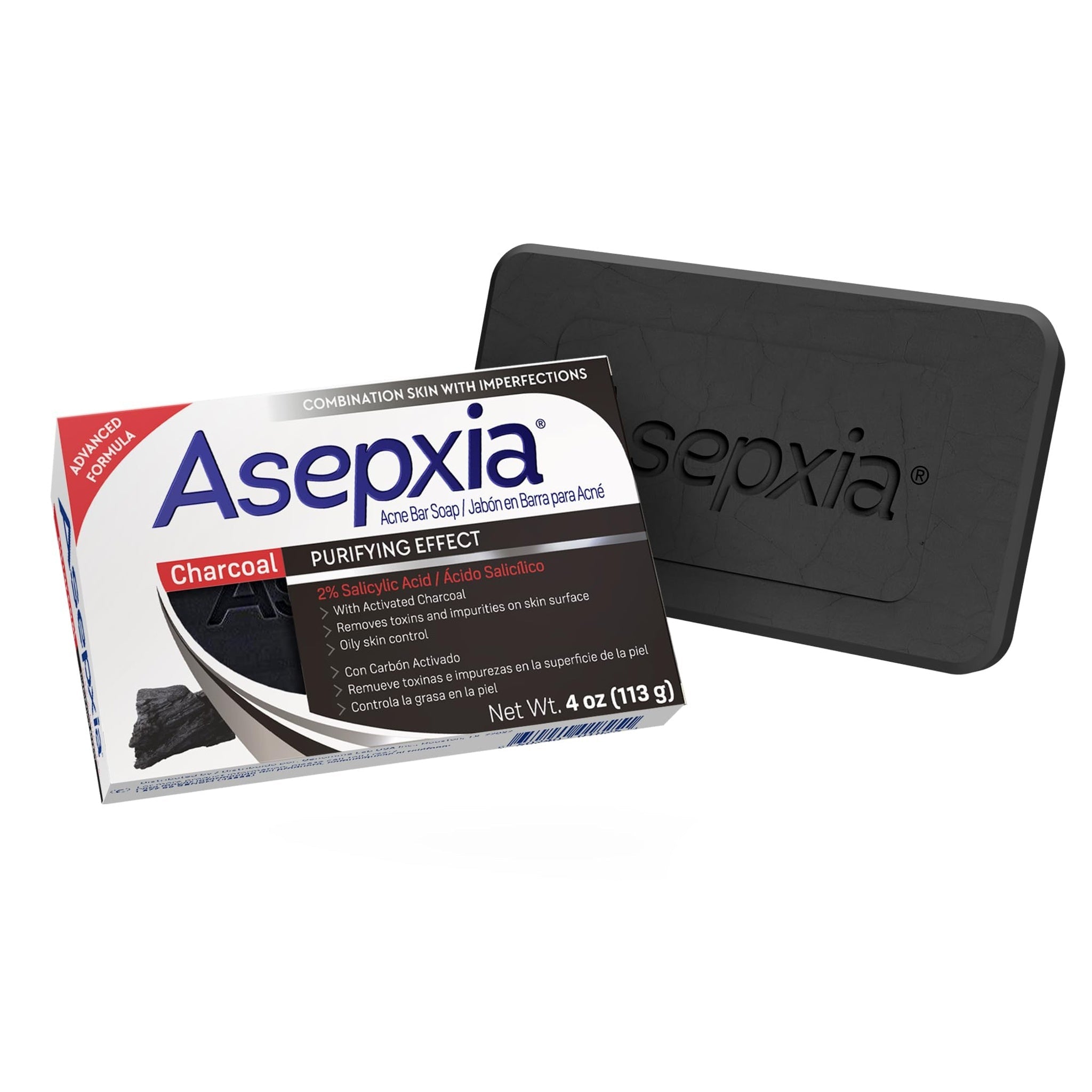 Asepxia Charcoal Bar Soap (4 oz)