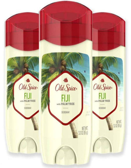 Old Spice Deodorant Fiji with Palm Tree (3 oz, 3 Pack)