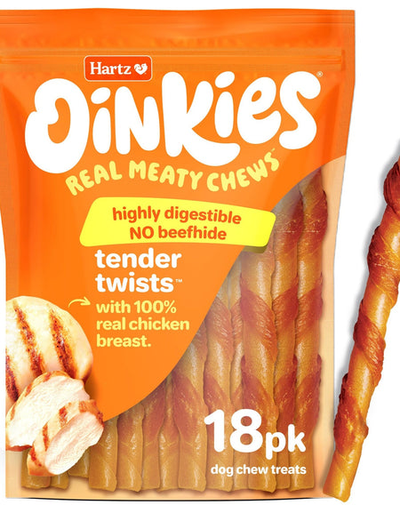 Hartz Oinkies Dog Treats with Chicken (18 ct)