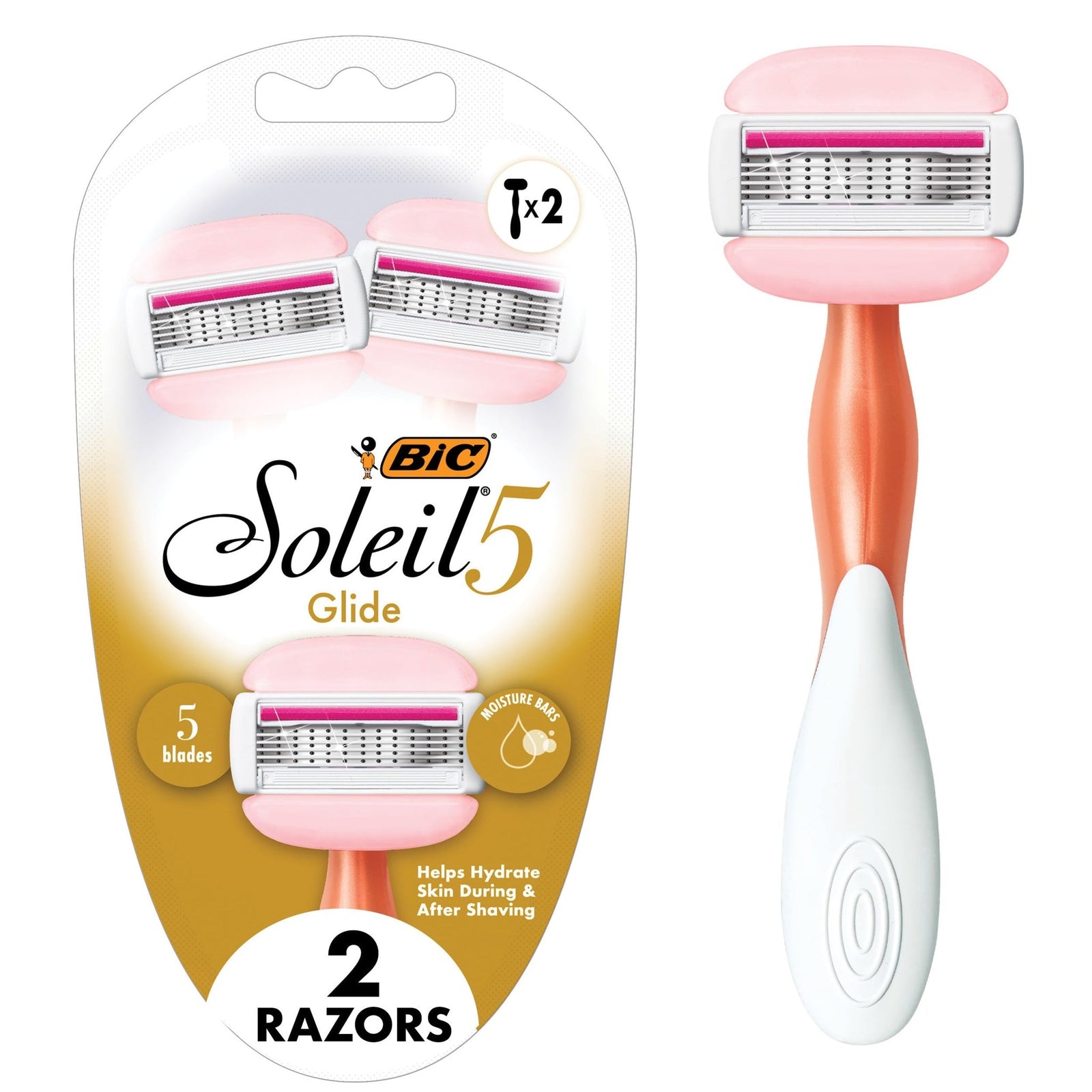BIC Soleil Glide Razors for Women (2 ct)