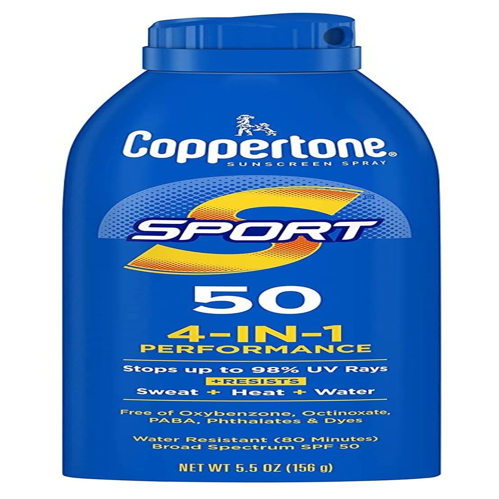 Coppertone Sport SPF 50 Sunscreen Spray (5.5 oz, 6-pack)