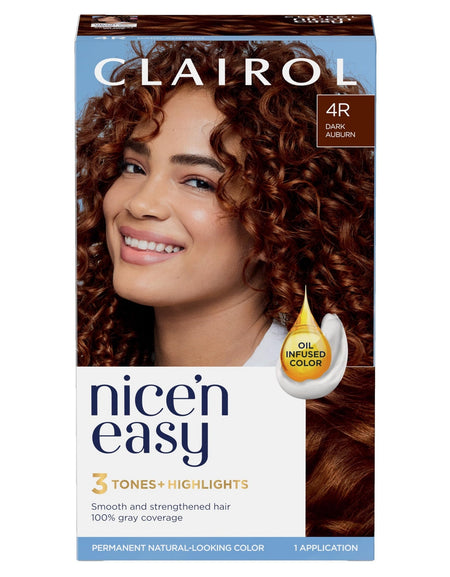 Clairol Nice’n Easy Dark Auburn Hair Dye (1 ct)