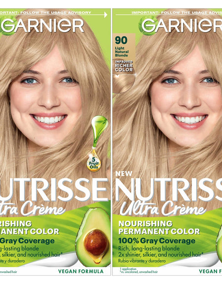 Garnier Nutrisse Hair Color Light Natural Blonde (2 ct)