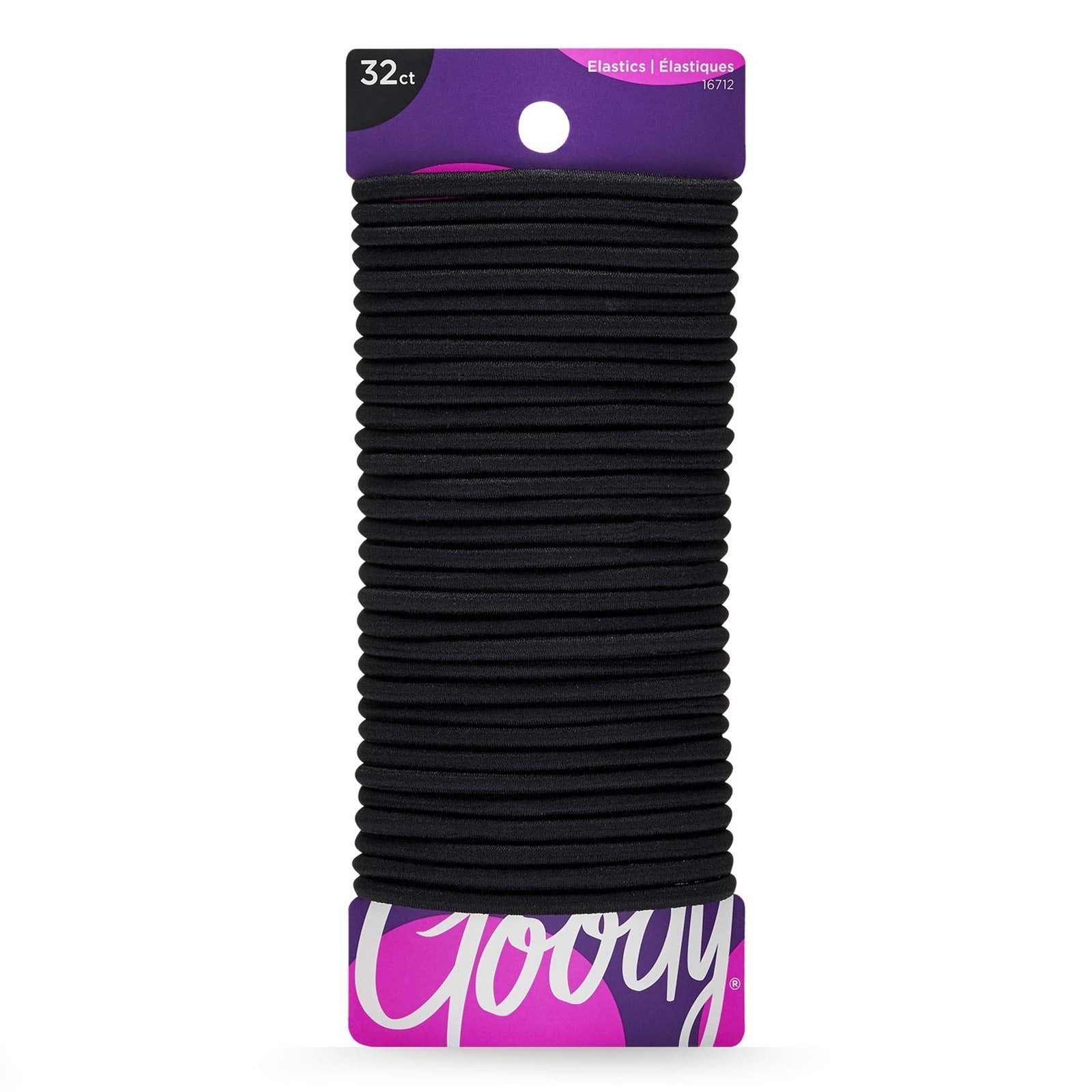 Goody Braided Hair Elastics Black (32 ct)