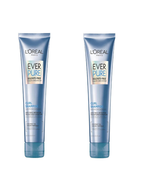 L’Oreal EverCurl Shampoo Sulfate Free (8.5 oz, 2-pack)
