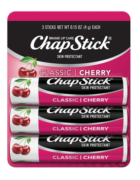 ChapStick Classic Cherry Lip Balm (0.15 oz, 3-pack)