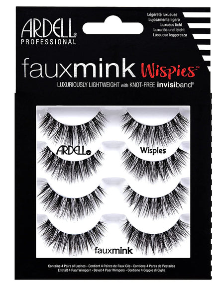 Ardell Faux Mink Wispies Lashes Multipack (4 Pairs)