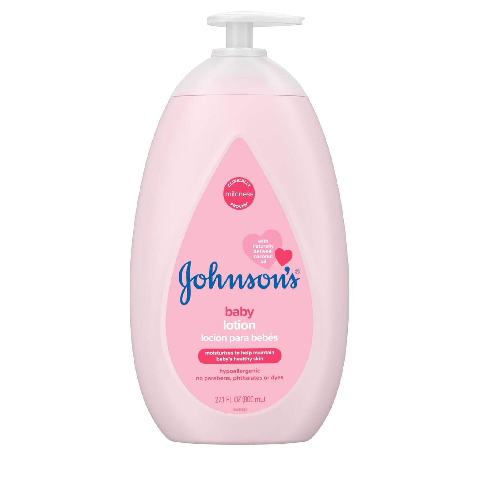 Johnson’s Baby Lotion with Coconut Oil (27.1 oz)