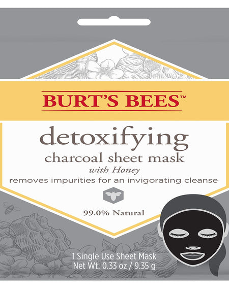 Burt’s Bees Detoxifying Charcoal Sheet Mask (1 Count)