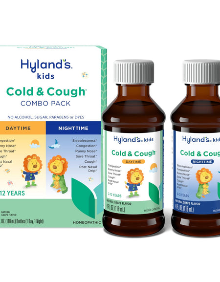 Hyland's Kids Cold and Cough Combo Pack (4 oz, 2 Pack)