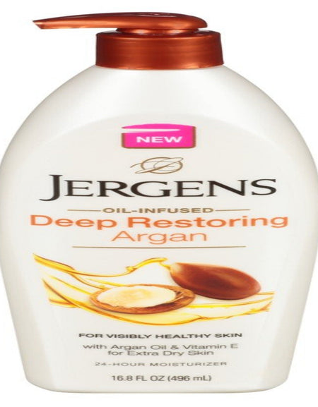 Jergens Deep Restoring Argan Moisturizer (16.8 oz, 6 Pack)