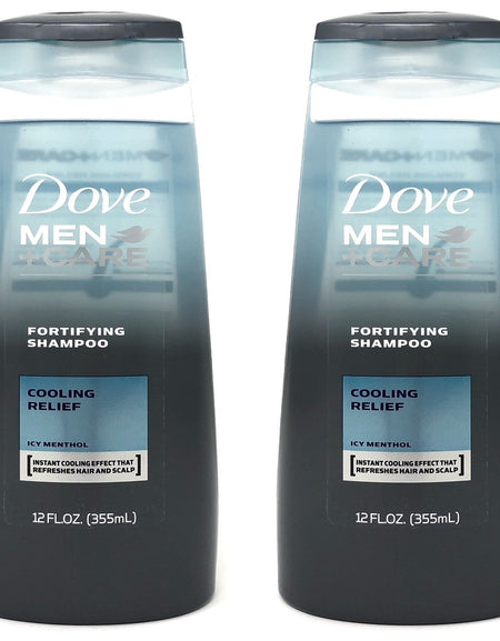 Dove Men+Care Shampoo Cooling Relief (12 oz, 2 Pack)