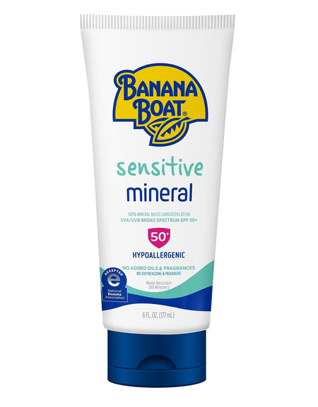 Banana Boat Mineral Sunscreen SPF 50 (6 oz)