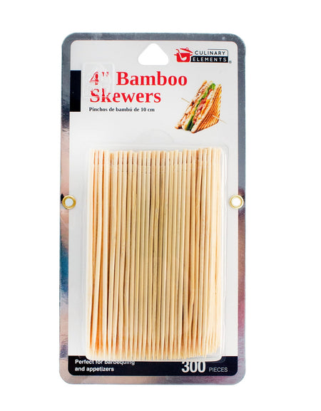 Culinary Elements Bamboo Skewers (4 in, 300 ct)