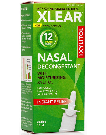 Xlear Saline Nasal Spray with Xylitol (0.5 oz, 2-pack)