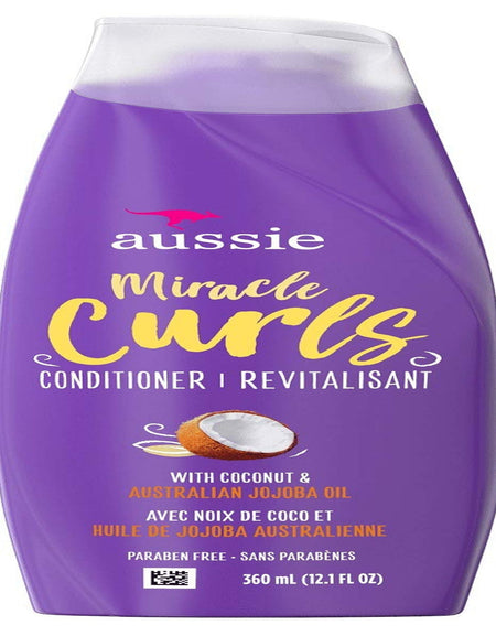 Aussie Miracle Curls Conditioner (12.1 oz, 3-pack)