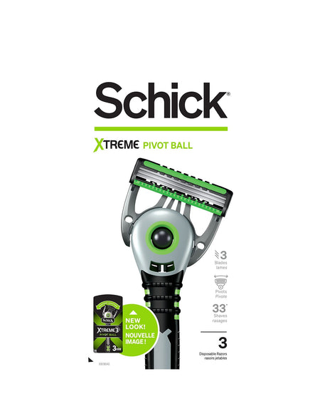 Schick Xtreme Pivot Ball Razors (3 ct)