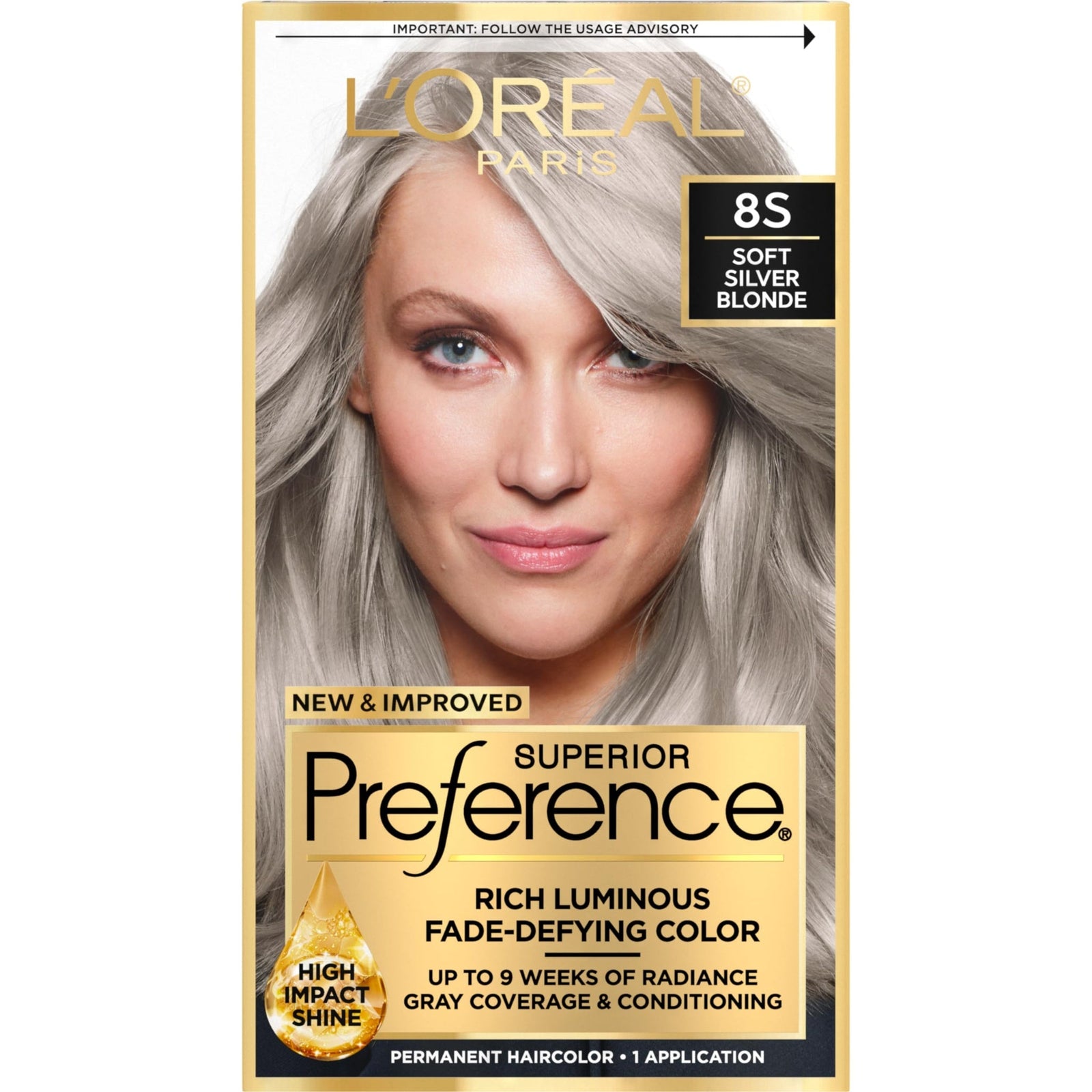 L’Oreal Superior Preference Hair Color Light Silver Blonde (1 ct)