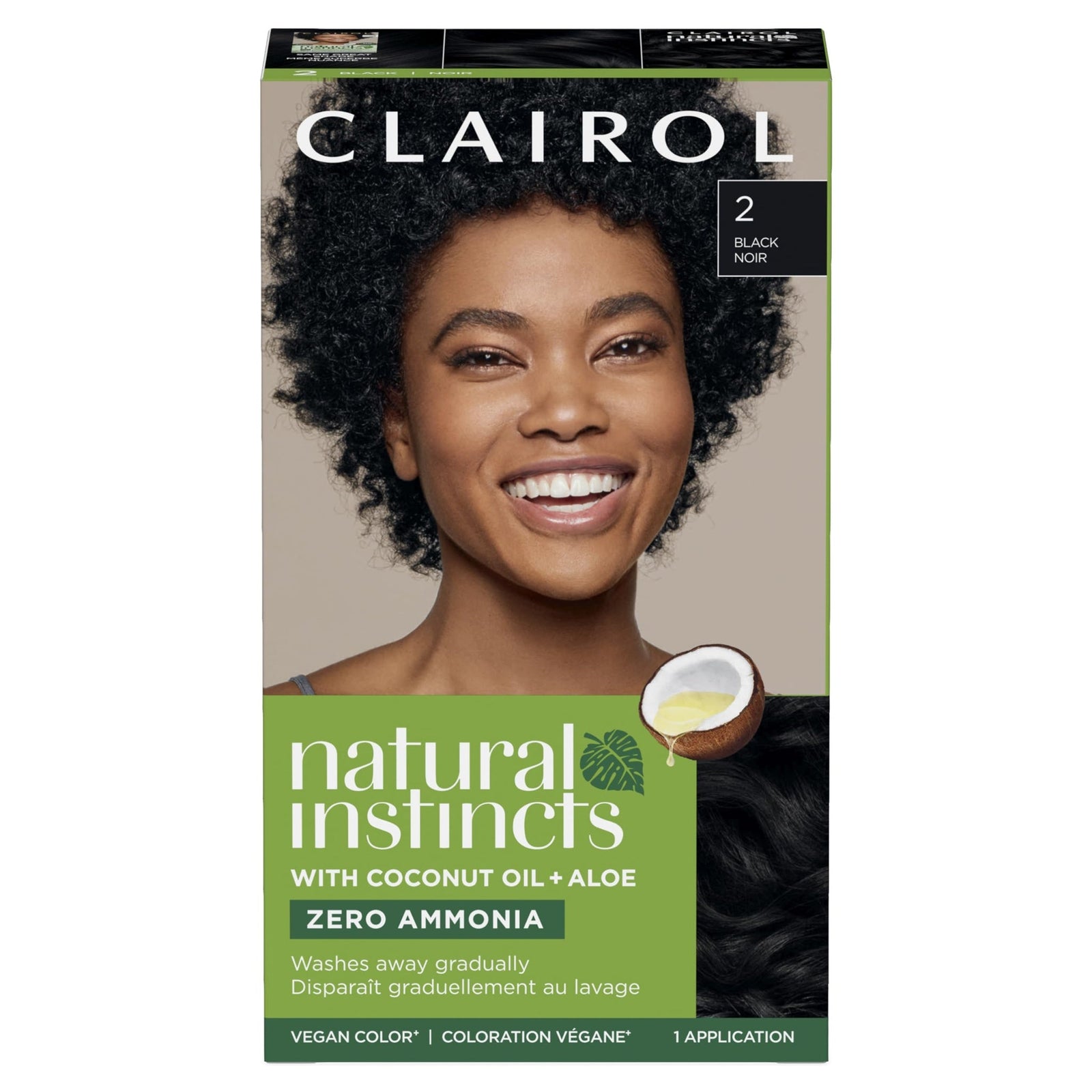 Clairol Natural Instincts Hair Dye Black (1 Pack)