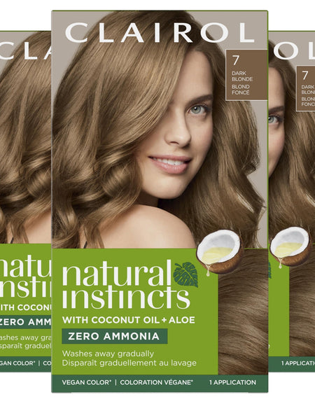 Clairol Natural Instincts Hair Dye Dark Blonde (3 Pack)