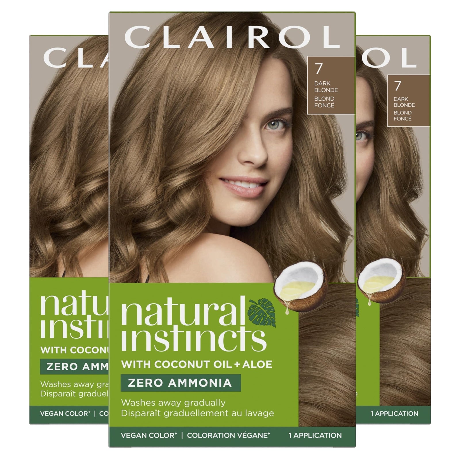 Clairol Natural Instincts Hair Dye Dark Blonde (3 Pack)