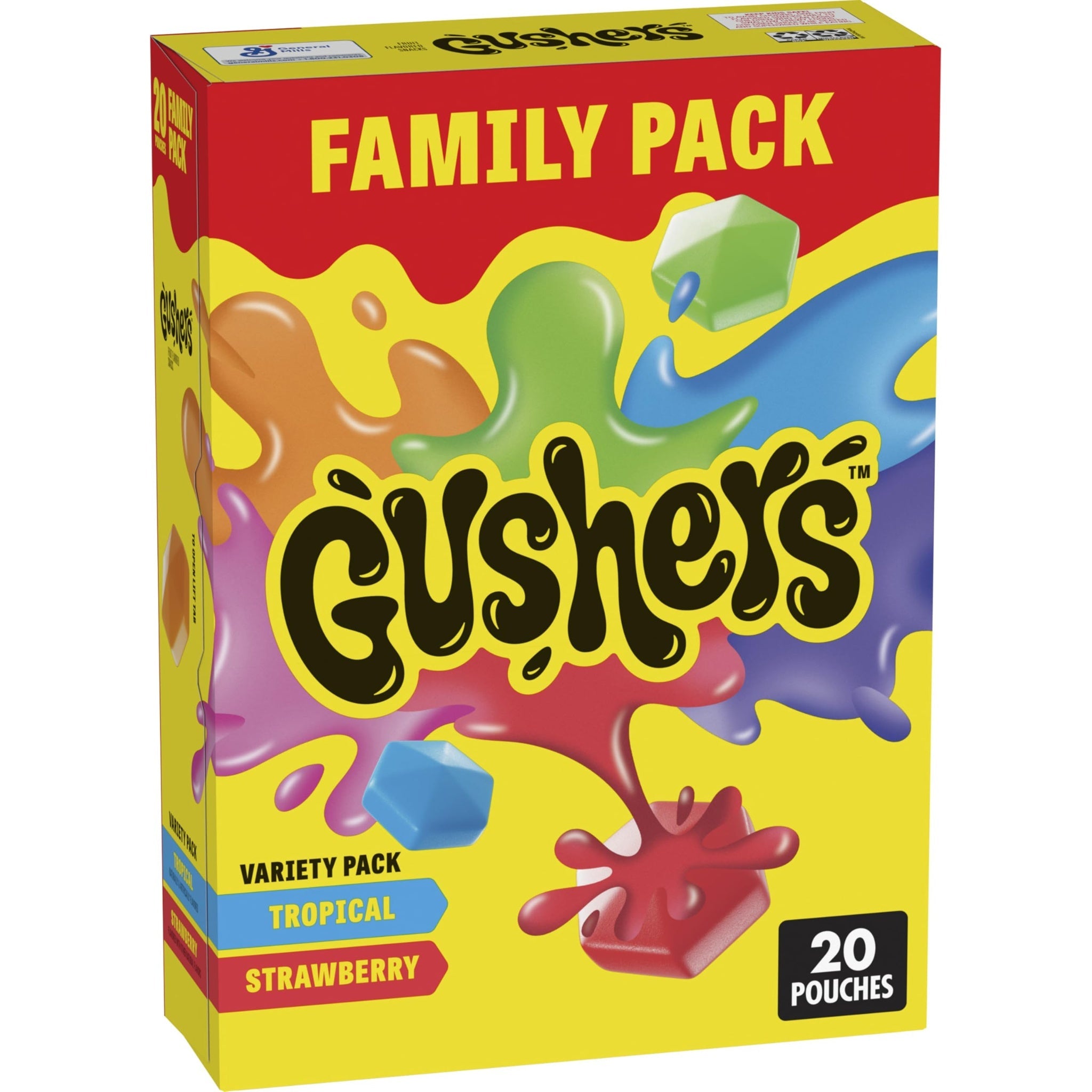 Gushers Tropical & Strawberry Snacks (20 Count)