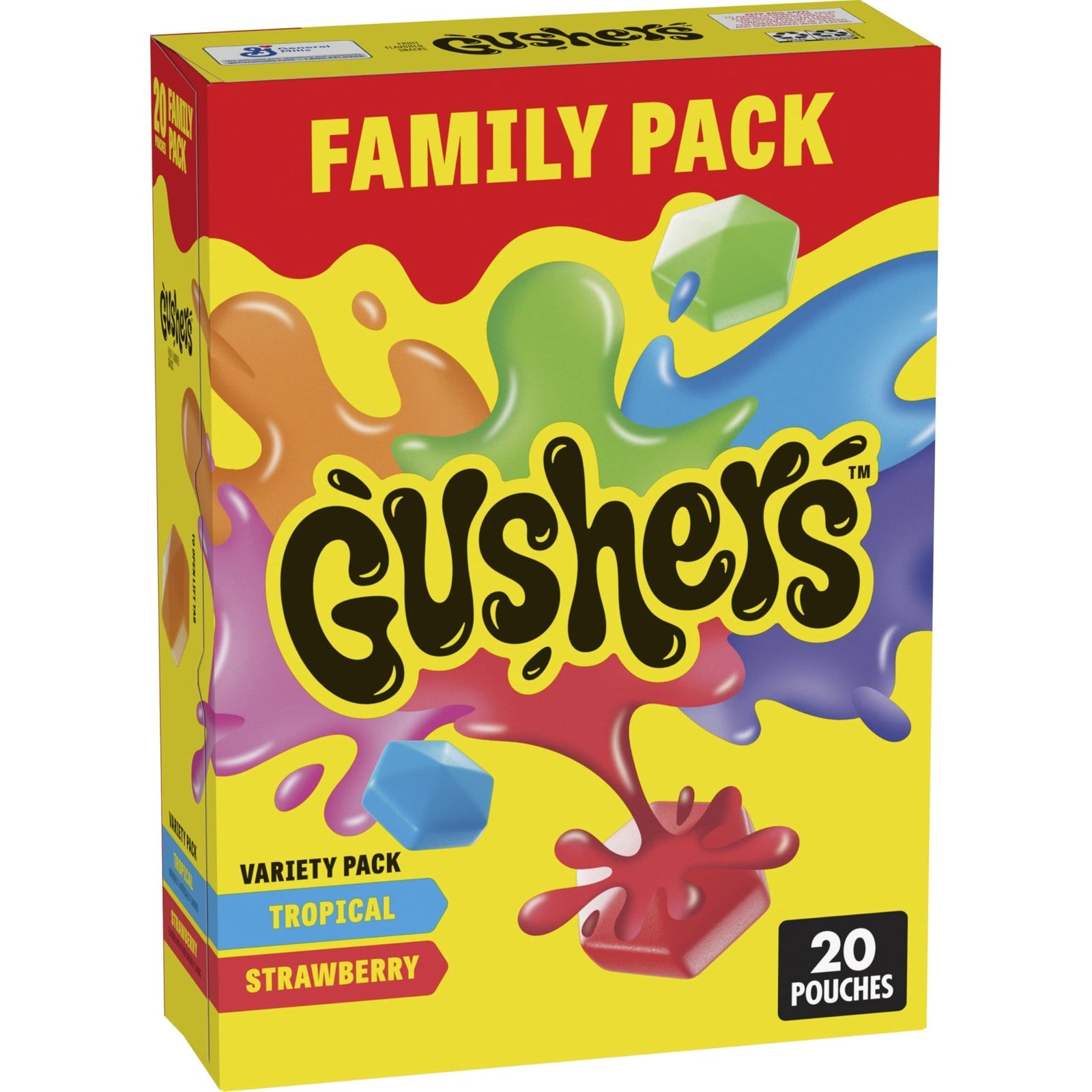 Gushers Tropical & Strawberry Snacks (20 Count)