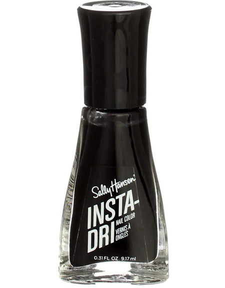 Sally Hansen Insta-Dri Nail Polish Black to Black (2 Pack)