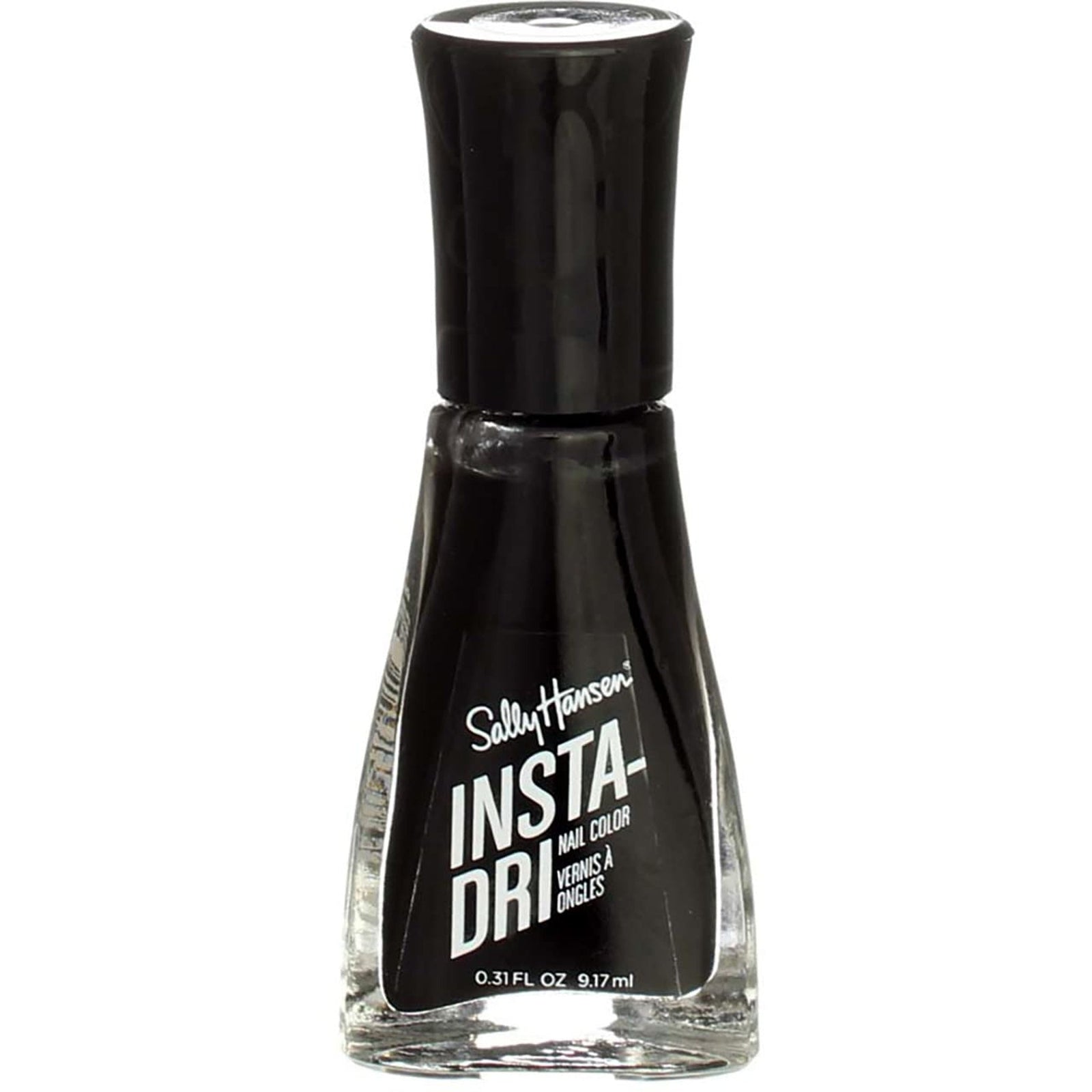 Sally Hansen Insta-Dri Nail Polish Black to Black (2 Pack)