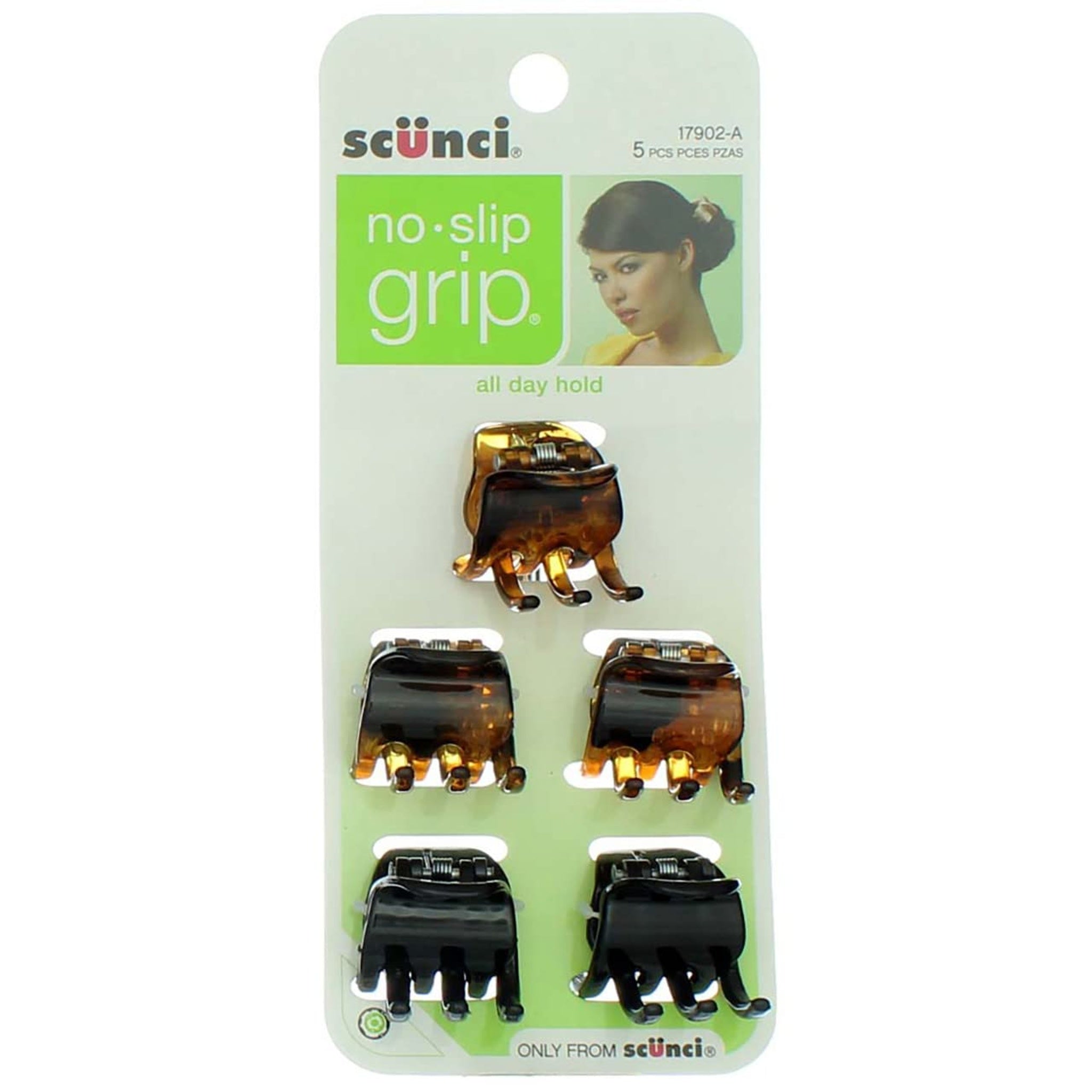 Scunci Grip Clip Hair Clamps (5 Pack)