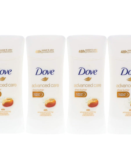 Dove Advanced Care Antiperspirant Shea Butter (2.6 oz, 4 Pack)