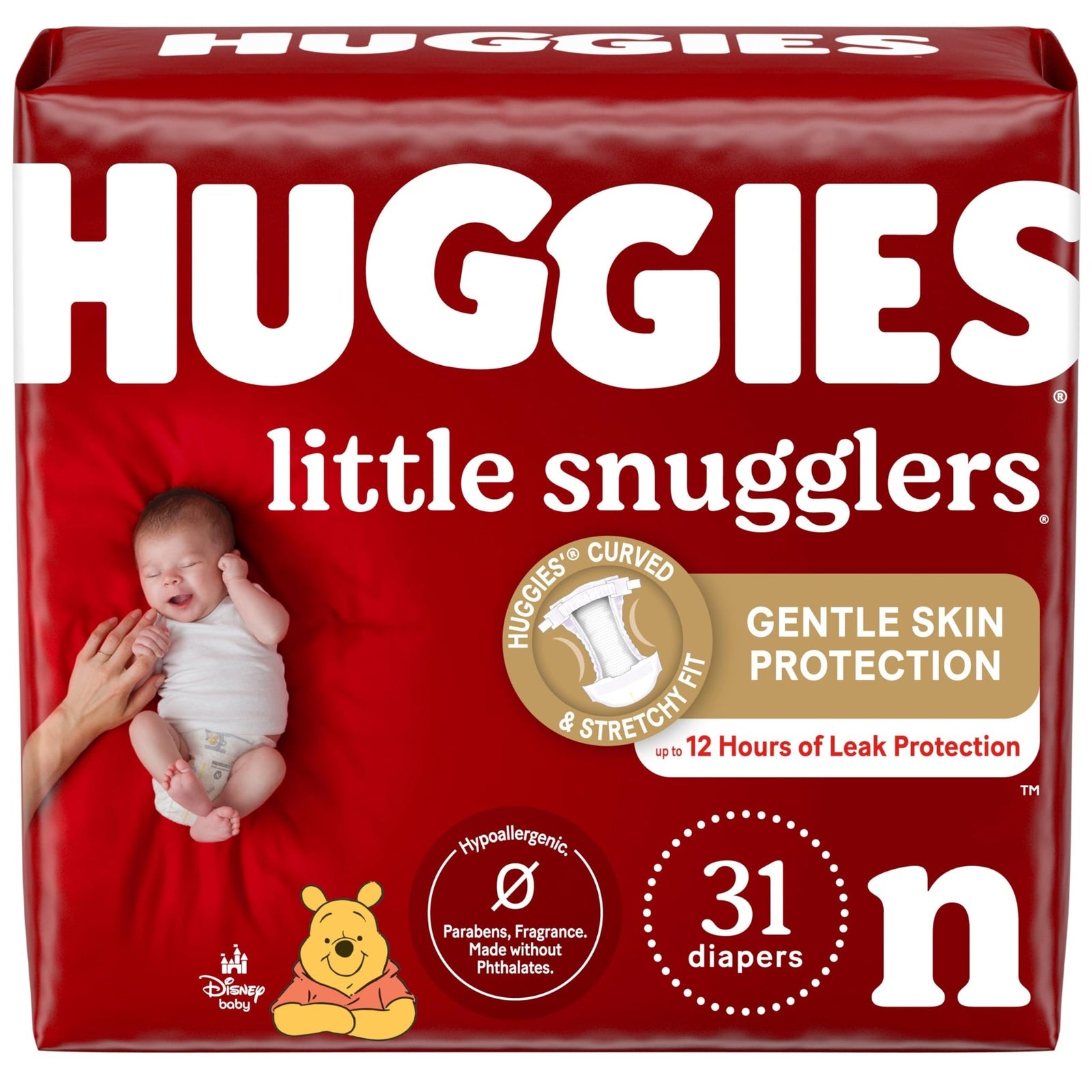 Huggies Little Snugglers Diapers Size Newborn (31 Count)